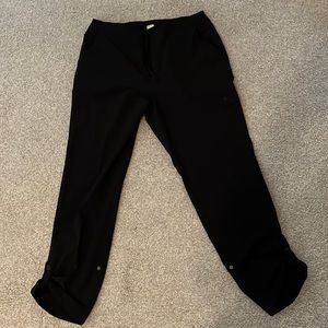 Chicos black lightweight pants